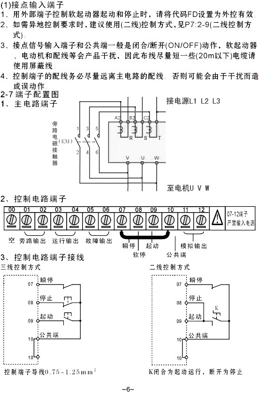 YX5000軟啟動器使用手冊