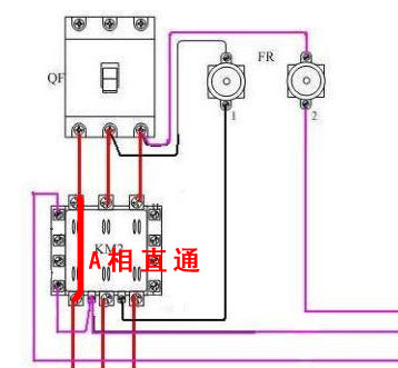 A相直通的接觸器 A相直通的接觸器