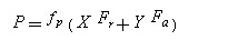 當(dāng)量動(dòng)載荷P的計(jì)算公式 當(dāng)量動(dòng)載荷P的計(jì)算公式