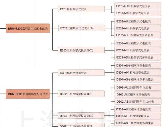 BRN系列儀表選型說明