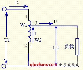 自耦變壓器原理圖 自耦變壓器原理圖