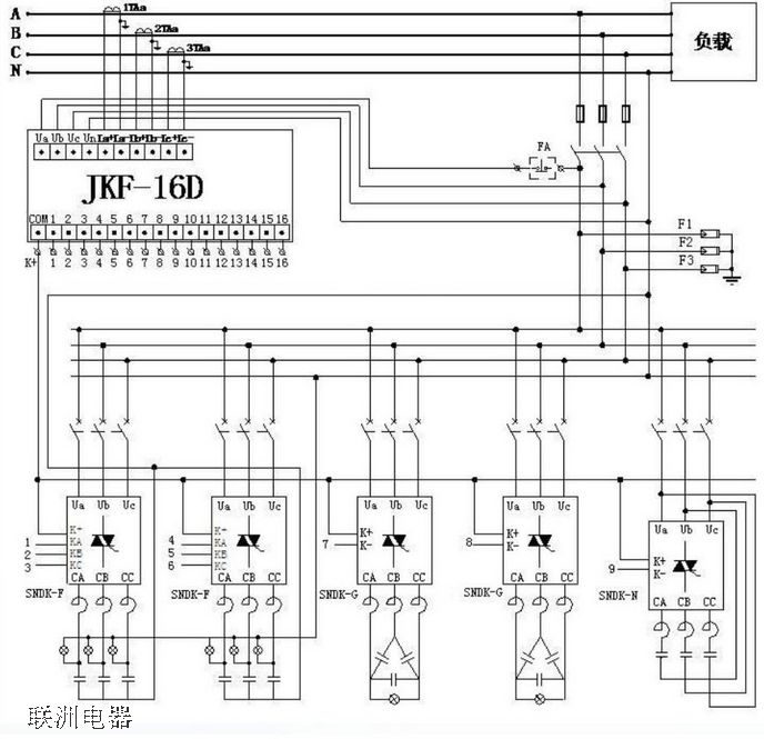 DK-G55、DK-G85復合開關(guān)接線圖和選型說明